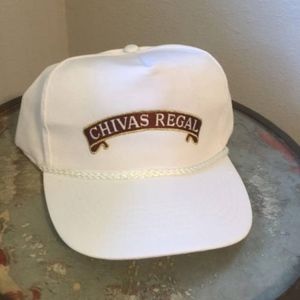 Vintage 80s CHIVAS REGAL Snapback Hat whiskey bar